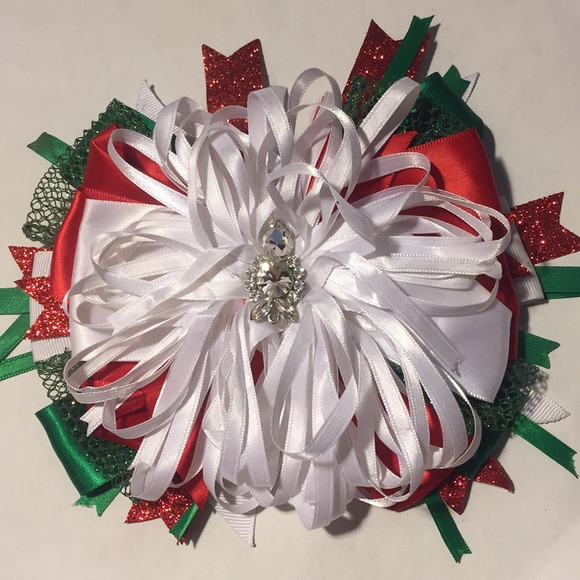 🆕 Ruffled Lace Girl Dress with Hair Bow - Picture 5 of 7